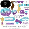 Big Dot of Happiness Must Dance to the Beat Dance Birthday Party or Dance Party Photo Booth Props Kit 20 Count