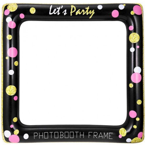 LUOEM Inflatable Selfie Frame Picture Selfie Frame Funny Party Photo Booth Props for Birthday Wedding Baby Shower Graduation Christmas Party Supplies