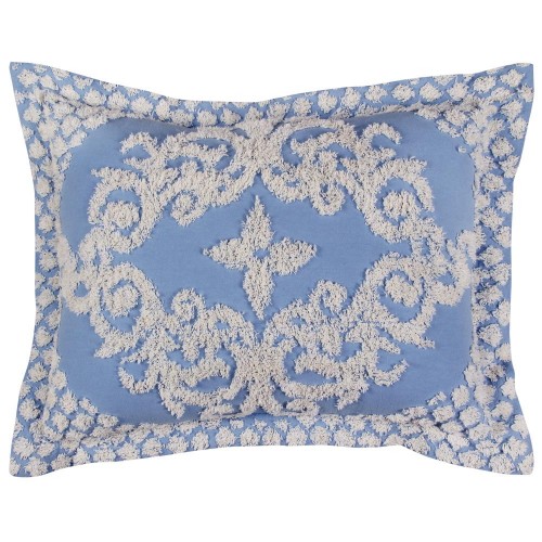 Pillow Cases| Better Trends Florence Blue Standard Cotton Pillow Case - UE92799