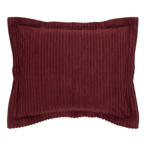 Pillow Cases| Better Trends Jullian Burgundy Standard Cotton Pillow Case - JQ64182