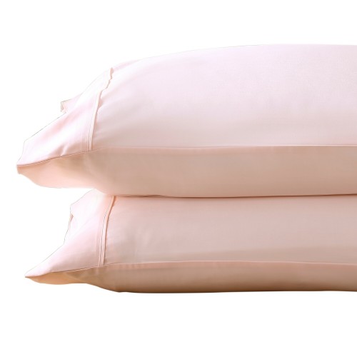 Pillow Cases| Brielle Home 2-Pack Blush Standard Lyocell Pillow Case - RR87401