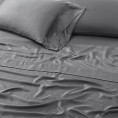 Pillow Cases| Brielle Home 2-Pack Dark Grey Standard Modal Pillow Case - XC54290