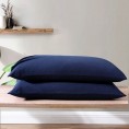 Pillow Cases| Brielle Home 2-Pack TENCEL Modal Jersey Navy King Modal Pillow Case - JH15251