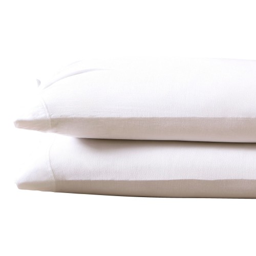 Pillow Cases| Brielle Home 2-Pack TENCEL Modal Jersey White King Modal Pillow Case - QA08794