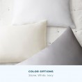 Pillow Cases| Brookside Ivory King Silk Pillow Case - JH74767