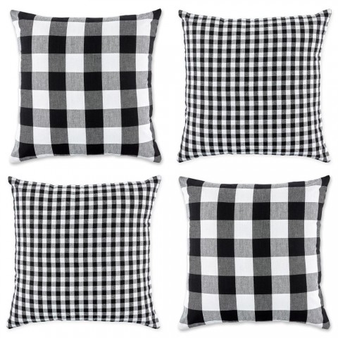 Pillow Cases| DII 4-Pack Black and White Standard Cotton Pillow Case - VF69418