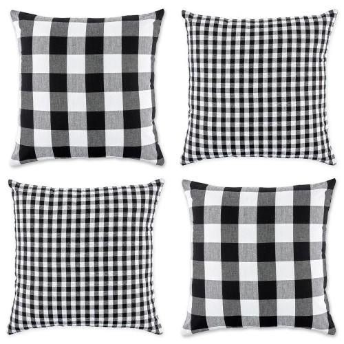 Pillow Cases| DII 4-Pack Black and White Standard Cotton Pillow Case - VF69418