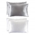 Pillow Cases| Hastings Home 2-Pack Silver Gray Standard Microfiber Pillow Case - OO17440