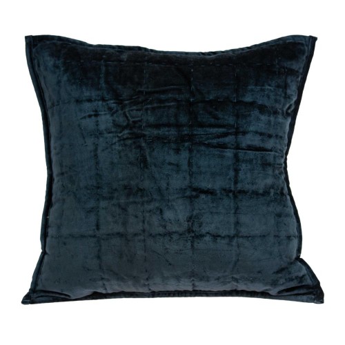 Pillow Cases| HomeRoots Jordan Blue Standard Cotton Viscose Blend Pillow Case - DE80080