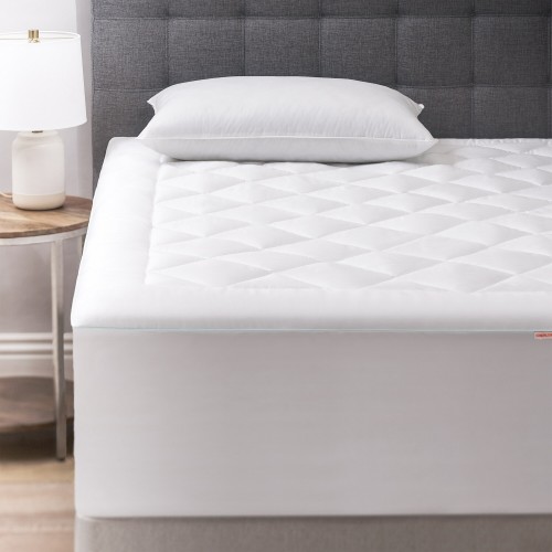 Mattress Covers & Toppers| CosmoLiving by Cosmopolitan 15-in D Cotton Twin Mattress Cover - MQ79159