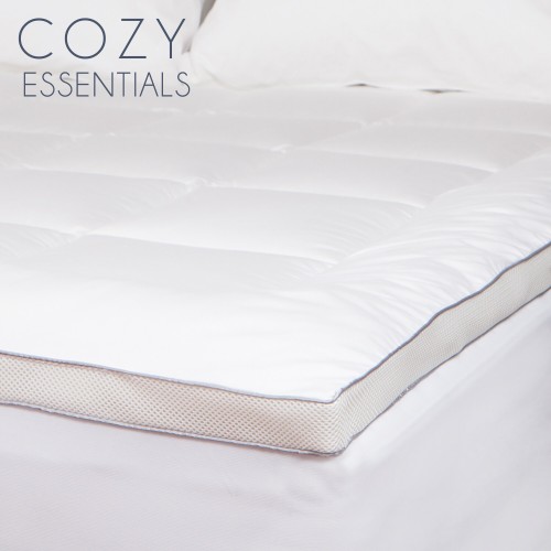 Mattress Covers & Toppers| Cozy Essentials 13-in D Cotton Twin Hypoallergenic Mattress Cover - KW18673