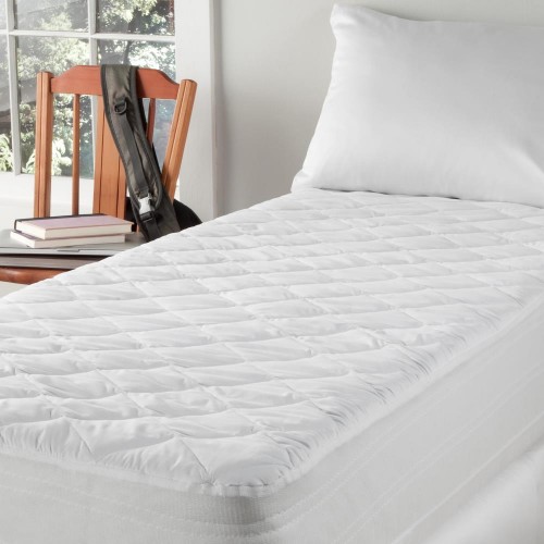 Mattress Covers & Toppers| DOWNLITE 0.5-in D Cotton Twin Extra Long Hypoallergenic Mattress Cover - PN24427