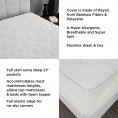 Mattress Covers & Toppers| Hastings Home 21-in D Rayon From Bamboo Twin Extra Long Encasement Mattress Cover - AR73370