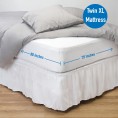 Mattress Covers & Toppers| Home Details 12-in D Polyester Twin Extra Long Encasement Hypoallergenic Mattress Cover - PD56860