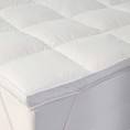 Mattress Covers & Toppers| Hotel Laundry 3-in D Cotton Full Hypoallergenic Mattress Topper - VL93218