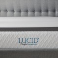 Mattress Covers & Toppers| LUCID Comfort Collection Bamboo Charcoal 2-in D Rayon From Bamboo King Mattress Topper - PL71588