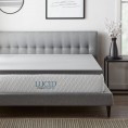 Mattress Covers & Toppers| LUCID Comfort Collection Bamboo Charcoal 2-in D Rayon From Bamboo King Mattress Topper - PL71588