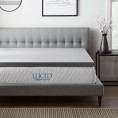 Mattress Covers & Toppers| LUCID Comfort Collection Bamboo Charcoal 3-in D Rayon From Bamboo King Mattress Topper - IN47487