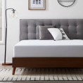 Mattress Covers & Toppers| LUCID Comfort Collection Bamboo Jersey 76-in D Rayon From Bamboo King Hypoallergenic Mattress Cover - BZ71901