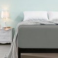 Mattress Covers & Toppers| Subrtex Ultra Soft Fitted Mattress Cover, Full, Light Gray - QC75183