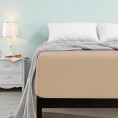 Mattress Covers & Toppers| Subrtex Ultra Soft Fitted Mattress Cover, Full, Sand - JW04180