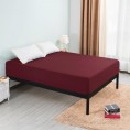 Mattress Covers & Toppers| Subrtex Ultra Soft Fitted Mattress Cover, Full, Wine - UR81315