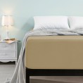 Mattress Covers & Toppers| Subrtex Ultra Soft Fitted Mattress Cover, Queen, Khaki - PC74837