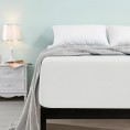 Mattress Covers & Toppers| Subrtex Ultra Soft Fitted Mattress Cover, Twin, White - JR93760