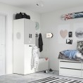 SMÅSTAD Wardrobe with pull-out unit