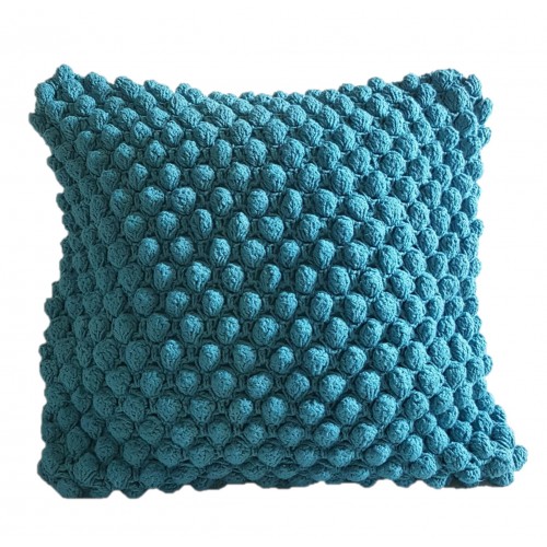 Throw Pillows| AANNY Designs Orbit 18-in x 18-in Teal Cotton Indoor Decorative Pillow - PR21405