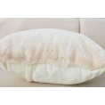 Throw Pillows| Amazing Rugs Agnes 18-in x 18-in Beige Polypropylene Indoor Decorative Pillow - RX56917