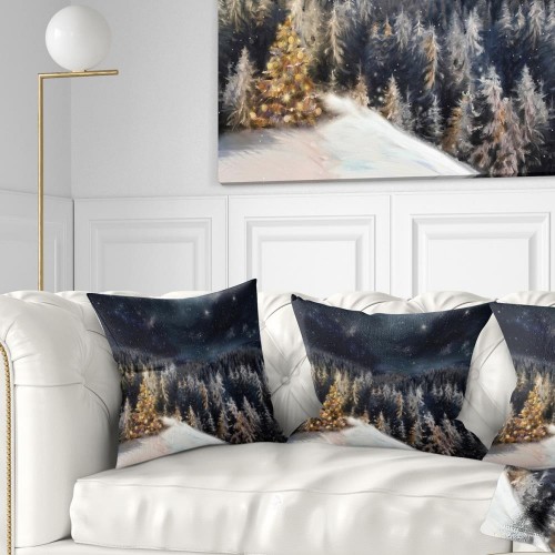 Throw Pillows| Designart 18-in x 18-in Multiple Colors Polyester Indoor Decorative Pillow - HO04196