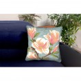 Throw Pillows| Liora Manne Frontporch 18-in x 18-in Chambray Magnolia Indoor Decorative Pillow - OR81299