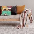 Throw Pillows| Liora Manne Frontporch 18-in x 18-in Sunset Beach Trip Indoor Decorative Pillow - RX74360