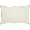 Throw Pillows| Mina Victory Lifestyles 20-in x 20-in Blue 100% Cotton Indoor Decorative Pillow - YD03752