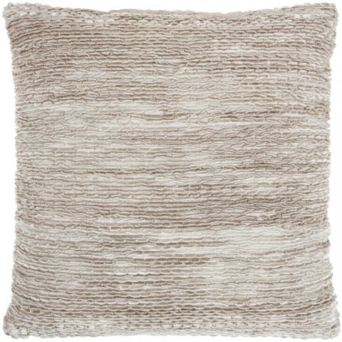 Throw Pillows| Mina Victory Lifestyles 20-in x 20-in Off-white 65% Polyester, 35% Cotton Indoor Decorative Pillow - FM53927