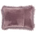 Throw Pillows| Mina Victory Shag 20-in x 14-in Lavender 100% Polyester Indoor Decorative Pillow - HP51948