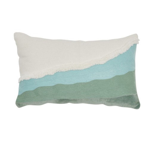 Throw Pillows| Origin 21 12-in x 20-in Green Cotton Canvas Indoor Decorative Pillow - YO07493