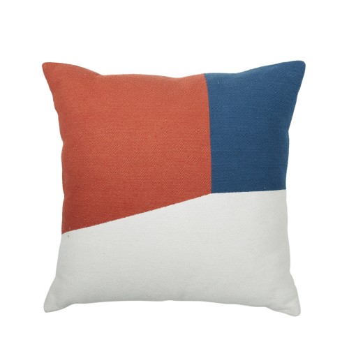 Throw Pillows| Origin 21 Color block pillow 18-in x 18-in Cotton Woven Indoor Decorative Pillow - EL58726