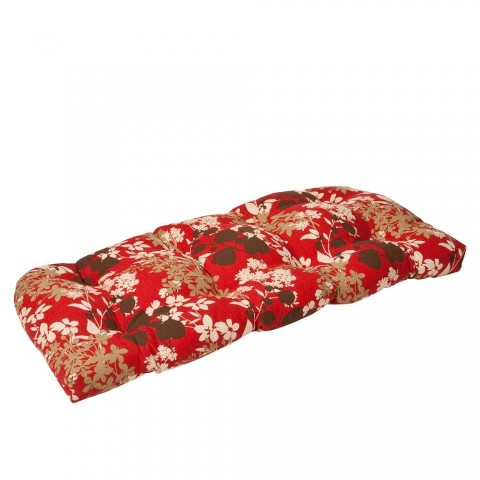 Throw Pillows| Pillow Perfect 19-in x 44-in Brown, Red Polyester Indoor Decorative Pillow - AV63227