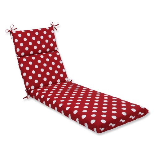 Throw Pillows| Pillow Perfect Polka Dot Red 21-in x 72-1/2-in Polka Dot 100% T-spun Polyester Indoor Decorative Pillow - SJ59761