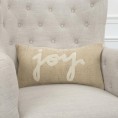 Throw Pillows| Rizzy Home Poly filled pillow 11-in x 20-in Dark Natural 80% Jute 20% Cotton Indoor Decorative Pillow - TR71471