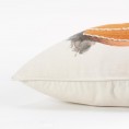 Throw Pillows| Rizzy Home Poly filled pillow 20-in x 20-in Orange 100% Cotton Duck Indoor Decorative Pillow - EO58395