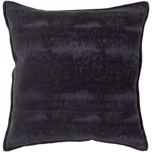 Throw Pillows| Surya Copacetic 22-in x 22-in Navy 80% Chenille-cotton, 20% Cotton Indoor Decorative Pillow - EQ74673
