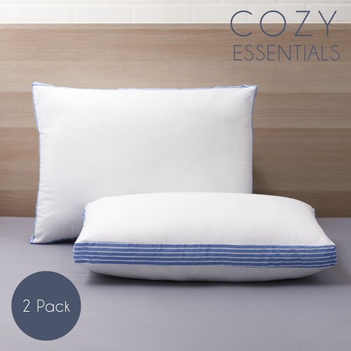 Bed Pillows| Cozy Essentials 2-Pack Jumbo Medium Down Alternative Bed Pillow - WD88067