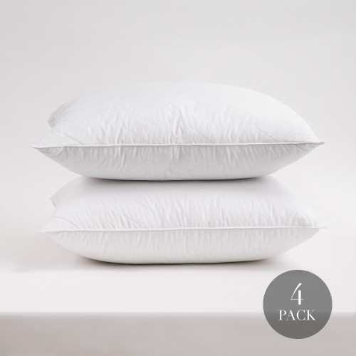 Bed Pillows| Cozy Essentials 4-Pack Standard Firm Down Alternative Bed Pillow - WJ19047