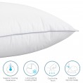 Bed Pillows| Cozy Essentials Queen Medium Cotton Bed Pillow - FN50100