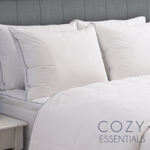 Bed Pillows| Cozy Essentials Queen Medium Cotton Bed Pillow - FN50100