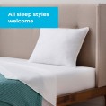 Bed Pillows| Linenspa Essentials King Medium Synthetic Bed Pillow - KU31272