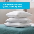 Bed Pillows| Linenspa Essentials Queen Medium Synthetic Bed Pillow - CT98074
